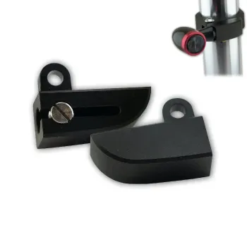 cafe 4 racer - DAYTONA CNC-indicator bracket set for 41mm - Daytona CNC aluminum housing & brackets 
