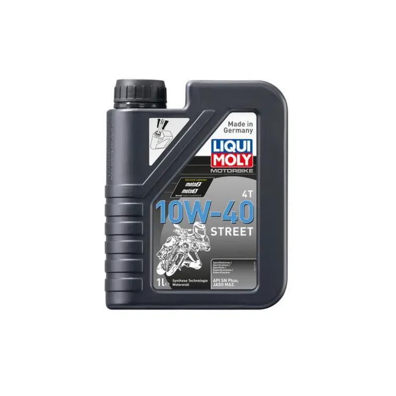 cafe 4 racer - 1L LIQUI MOLY 4T 10W-40 Street Developed for air- and water-cooled 4-stroke engines, ranging from normal to high - Liqui Moly 4T engine 4100420015212