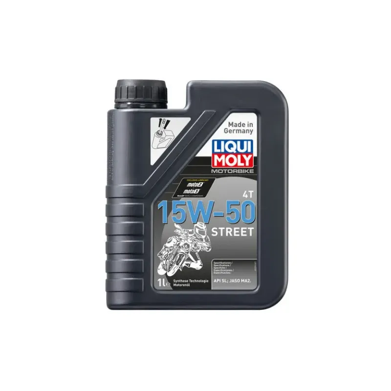 cafe 4 racer - 1L LIQUI MOLY 4T 15W-50 Street Developed for air- and water-cooled 4-stroke engines, which require normal to high - Liqui Moly 4T engine 4100420025556