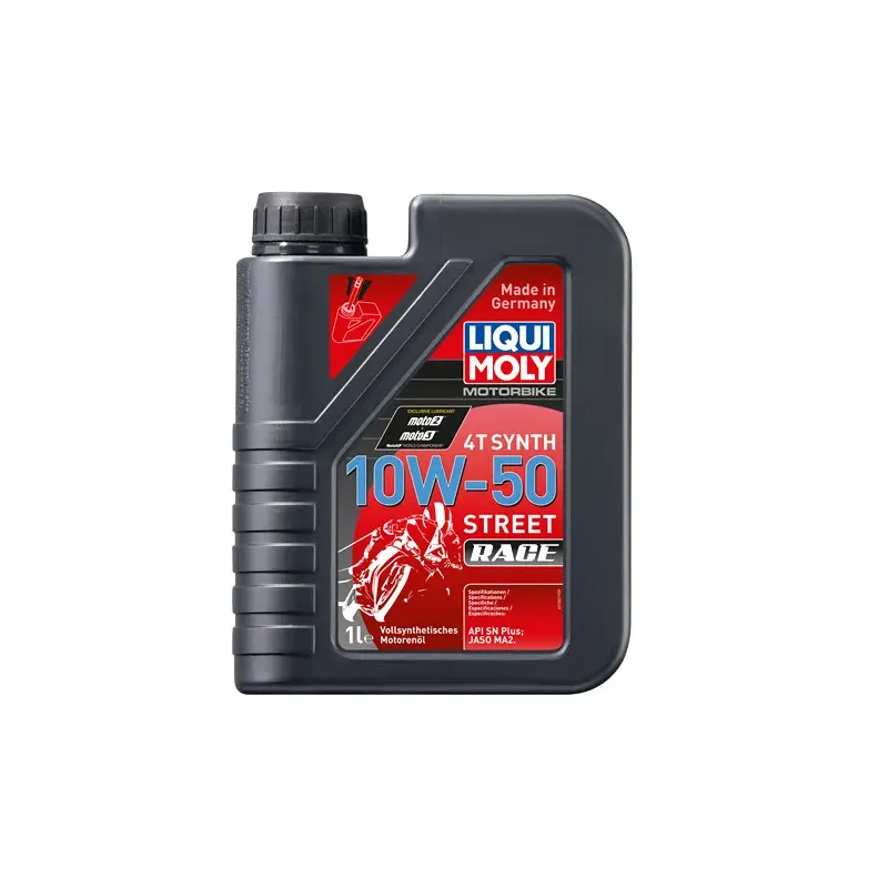 cafe 4 racer - 1L LIQUI MOLY 4T 10W50 Street Race Developed for air- and water-cooled 4-stroke engines, from normal to highest - Liqui Moly 4T engine 4100420015021