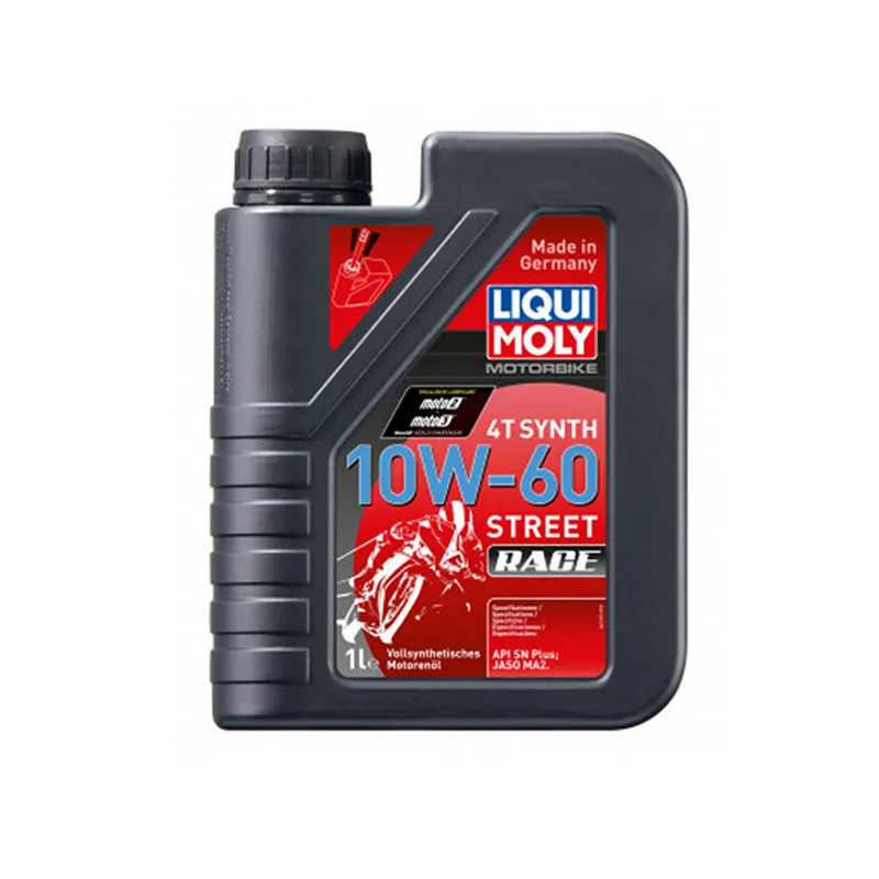 cafe 4 racer - 1L LIQUI MOLY 4T 10W-60 Street Race Plne syntetický vysokovýkonný motorový olej. Zabezpečuje maximálny výkon a ochranu motora - Liqui Moly 4T  4100420015250