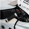 cafe 4 racer - Grip guma "Lesklá" 7/8 22mm Bílá ABS/Guma D: 125mm Otevřený konec - HS MOTO Germany 22 mm & 7/8 inch 4251352602763
