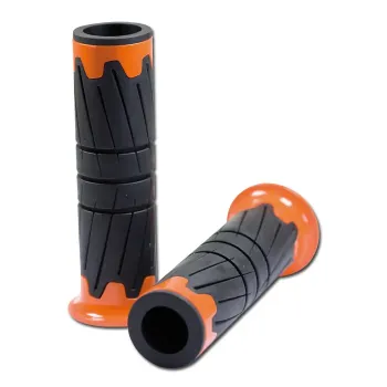 cafe 4 racer - Biltwell 7/8" TPV grips Recoil white - BILTWELL 22mm &  7/8 inch 