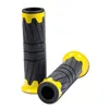 cafe 4 racer - Grip guma "Lesklá" 7/8 / 22mm žlutá ABS/guma D: 125mm otevřený konec - HS MOTO Germany 22 mm & 7/8 inch 4251352602794