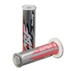 cafe 4 racer - Grip guma "CBF" 7/8" / 22mm průhledně-červená guma D: 130mm uzavřená - HS MOTO Germany 22 mm & 7/8 inch 4251352676573