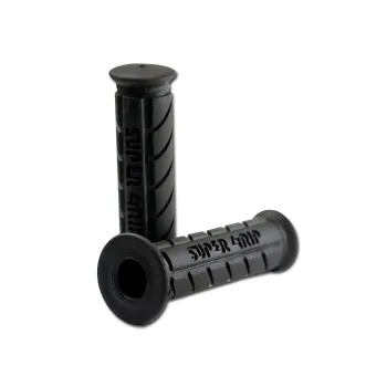 cafe 4 racer - HIGHWAY HAWK Handgrips, Cafe style, Black, 22mm - Highway Hawk 22mm &  7/8 inch 4054783411436
