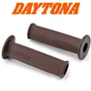 cafe 4 racer - Grip Rubber "GGD Delta" 7/8 palce / 22mm trojúhelníkový hnědý pryžový L: 125mm otevřený - Daytona 22 mm & 7/8 inch 4251352631312
