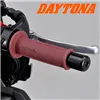 cafe 4 racer - Gumený grip "GGD Delta" 7/8 palca / 22 mm trojuholníkový bordový gumený L: 125 mm otvorený - Daytona 22mm & 7/8 inch 4251352631329