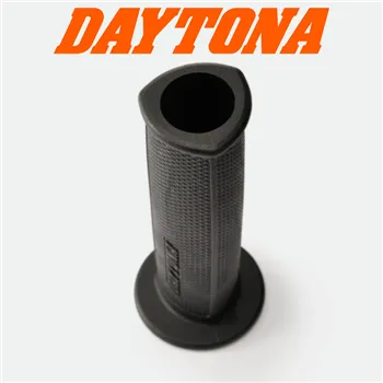 cafe 4 racer - Grip guma "GGD Delta" 7/8 palca / 22 mm trojuholníková čierna guma D: 125 mm otvorená - Daytona 22mm & 7/8 inch 4251352631336