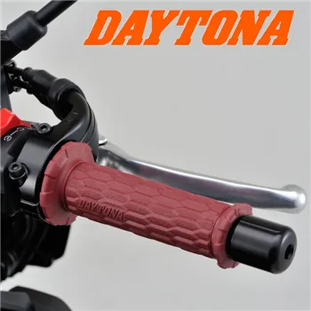 cafe 4 racer - Grip guma "GGD-AMI" 7/8 palce / 22mm Bordeaux guma D: 125mm Otevřená - Daytona 22 mm & 7/8 inch 4251352631695