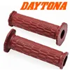 cafe 4 racer - Grip guma "GGD-AMI" 7/8 palce / 22mm Bordeaux guma D: 125mm Otevřená - Daytona 22 mm & 7/8 inch 4251352631695