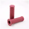 cafe 4 racer - Grip Rubber "Diamond" 1 palec / 25,4 mm Bordeaux červená D: 125 mm Uzavřený - HS MOTO Germany 25,4mm & 1 inch 4251352632449