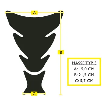 cafe 4 racer - Keiti Tankpad "Kawasaki" TKW-504G - Keiti Tank pads & Straps & Stickers 4251352663931