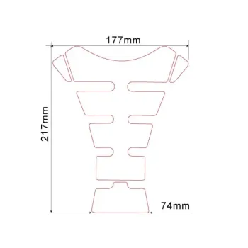 cafe 4 racer - Keiti Tankpad KT1200 transparent - Keiti Boční ochrana & Popruhy nádrže 4251352626141