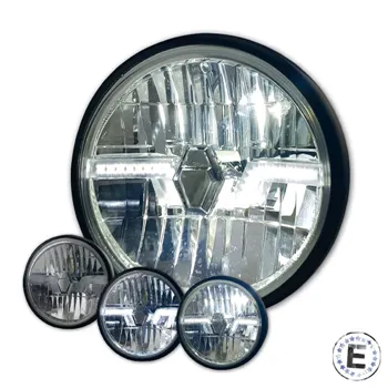 cafe 4 racer - 5 3/4 čierna LED vložka - MAX-INC  LED svetlá 
