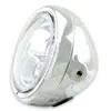 cafe 4 racer - LED světlomet "Pearl" 5-3/4" 5-3/4&quot chrom LED M8 boční Ø 165mm E-schválený - HS MOTO Germany Světla LED 4251352631763