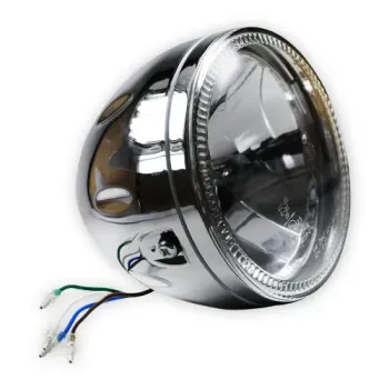cafe 4 racer - SHINY ELLIPS.HEADLIGHT PAIR H3,HR/HC - Shin Yo Headlights side mount 4054783029709