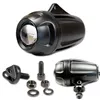 cafe 4 racer - Ellipsoid Headlight "Photon" Black Aluminum Lens Ø38mm Low Beam E9 Universal E-approved - HS MOTO Germany Extra Lights 4251352605856