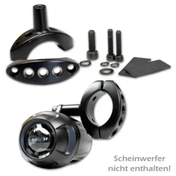 cafe 4 racer - 5-3/4 5,75" Harley Hlavní světelná vložka LED černá - Cafe4Racer Světla LED 