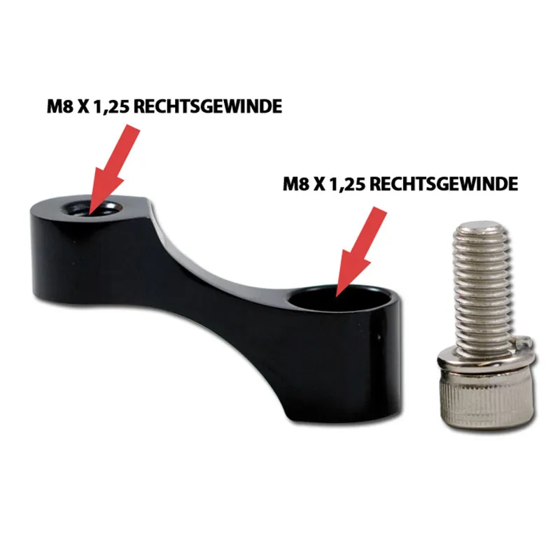 cafe 4 racer - Prodlužovací rameno zrcátka - HS MOTO Germany Příslušenství 4251352604293