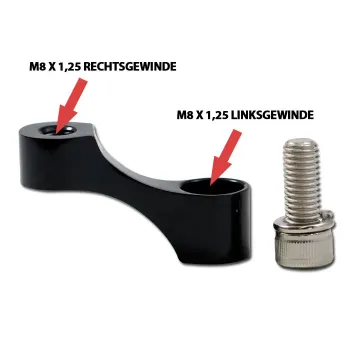 cafe 4 racer - DAYTONA Handlebar weights "D-MIRROR" UNI - Daytona Accessories 4251926905597