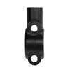 cafe 4 racer - Mirror Clamp M10-R 7/8&quot-22mm Pc Aluminium Black 1-piece - HS MOTO Germany Accessories 4251352604101