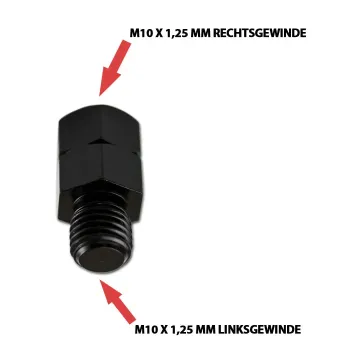 cafe 4 racer - SW-MOTECH mirror holder extension M10x1.25 - SW-Motech Accessories 