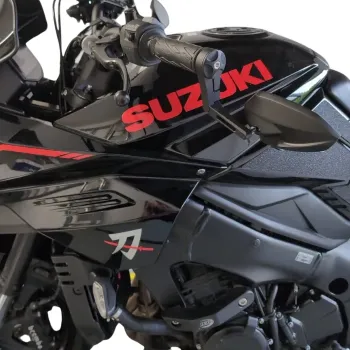 cafe 4 racer - Zrcátko na řidítka "STORM 10" D30 Černý hliník Pár Nastavitelná ramena: 78mm 135 x 90mm - HS MOTO Germany Zrcátka na řídítka 4251926907140