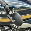 cafe 4 racer - Zrcátko na řidítka "TOM 10" D30 Černý hliník Pár Nastavitelná ramena: 78mm A-Ø 102 mm - HS MOTO Germany Zrcátka na řídítka 4251926907393