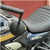 cafe 4 racer - Zrcátko na řidítka "TOM 10" D30 Černý hliník Pár Nastavitelná ramena: 78mm A-Ø 102 mm - HS MOTO Germany Zrcátka na řídítka 4251926907393