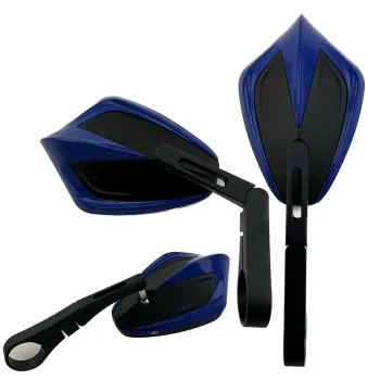 cafe 4 racer - HIGHSIDER STEALTH-X5 bar end mirror, short - Highsider Bar end mirrors 4054783260126