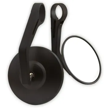 cafe 4 racer - HIGHSIDER FERRARA 2 EVO handlebar end mirror, piece - Highsider Bar end mirrors 4054783177547