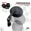 cafe 4 racer - Handlebar End Mirrors "NOVARA" M6-PIA Black Aluminum Pair incl. Handlebar Weights M6 Aprilia / Moto - HS MOTO Germany Bar end mirrors 4251926906501