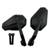 cafe 4 racer - Handlebar End Mirror "SOLID 1" M10 Black Aluminum Pair incl. Handlebar Weights M10 BMW Arm: 170mm - HS MOTO Germany Bar end mirrors 4251926903845