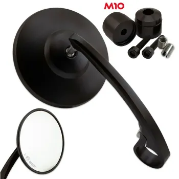 cafe 4 racer - DAYTONA Handlebar end mirror D-7, long - Daytona Bar end mirrors 4054783605255