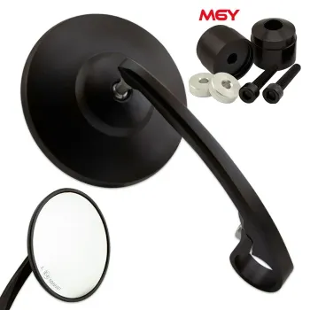 cafe 4 racer - LSL NOVA-RACE handlebar end mirror, short - LSL Bar end mirrors 4054783605040