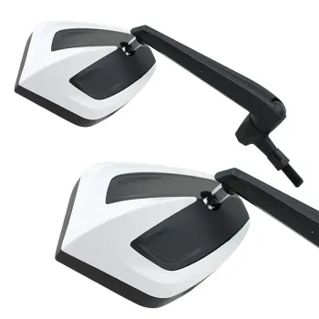 cafe 4 racer -  BARRACUDA  E-VERSION B-LUX black - BARRACUDA Standard mirrors 