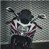 cafe 4 racer - Cladding Mirror "Move" Aluminum Yellow Hole Spacing from 25 to 55mm 6.4mm E-approved - HS MOTO Germany Accessories 4251352668714