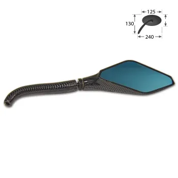 cafe 4 racer - HIGHSIDER Alu mirror VICTORY - Highsider Standard mirrors 4054783039715