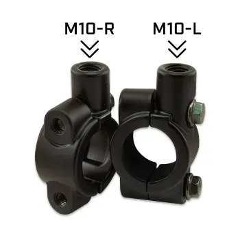 cafe 4 racer - Daytona, mirror hole plug. Black. LHT - Daytona Accessories 