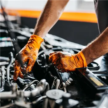 cafe 4 racer - Nitrile Gloves GRIPPAZ Nitrile Gloves Box: 50 pieces Color: orange Size: XXL L: - HS MOTO Germany Disposable nitrile gloves 5391515867697