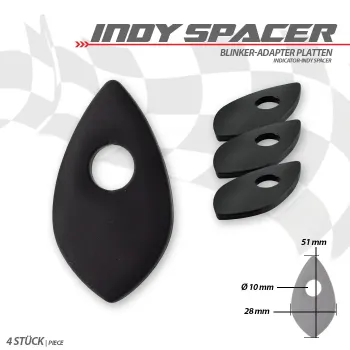 cafe 4 racer - HIGHSIDER Mounting plates INDY SPACER, div. HONDA - Highsider Indy Spacer 4054783654093