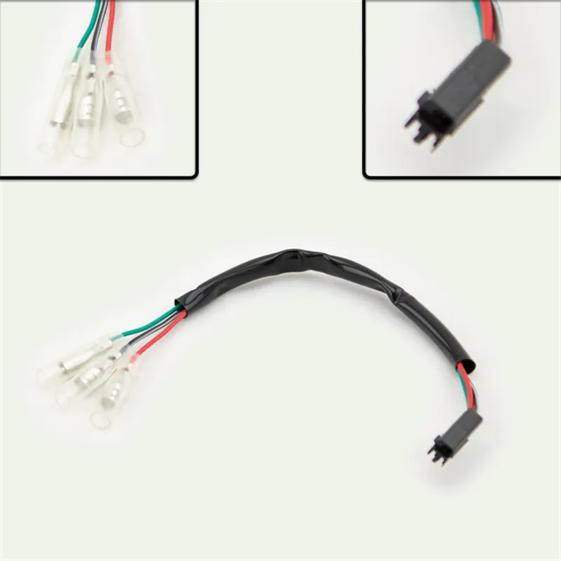 cafe 4 racer - Adaptér Kabel "Taillight" HONDA 3 Kabely s Japonským Kulatým Konektorem Samice Ø 3,5mm - HS MOTO Germany Kabelové adaptéry 4251352607560