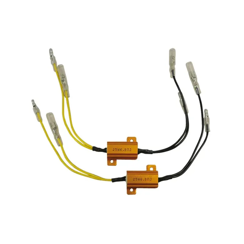 cafe 4 racer - Rezistor "6,8 Ohm/25W" 6,8 Ohm / 25W pro kompenzaci LED indikátoru až do 25W - HS MOTO Germany Opdory k LED 4251352604163