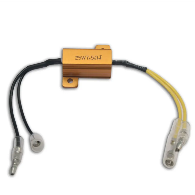 cafe 4 racer - Rezistor "7,5 Ohm/25W" pre vyrovnanie LED indikátora až do 25W pár - HS MOTO Germany Opdory k LED 4251352609663