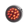 cafe 4 racer - LED Recessed Tail Light "Trenta" Dimensions: Ø30 x T: 14 mm Black Tinted Glass E-approved - HS MOTO Germany LED Rear lights 4251352607492