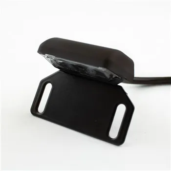 cafe 4 racer - LED License Plate Lighting Set "Dash" Type 6 Hole Spacing: 45mm Black ABS Holder Steel Cable Length 35cm - HS MOTO Germany License plate lights 4251926908918