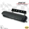 cafe 4 racer - License Plate Light "Nice" Black ABS SMD Screw Distance: 56mm E-approved - HS MOTO Germany License plate lights 4251352636225