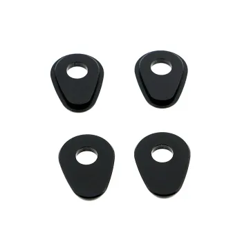 cafe 4 racer - Indy Spacer black Alu CNC VPE 2 pieces Dimensions: L 45 x - HS MOTO Germany Indy Spacer 4251352628244