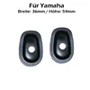 cafe 4 racer - Indy Spacer "Yamaha" black ABS ISY1 Pack of 4 pcs Dimensions: L54 x W36 - HS MOTO Germany Indy Spacer 4251352601506